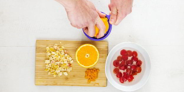 кростата с кремом из манной крупы