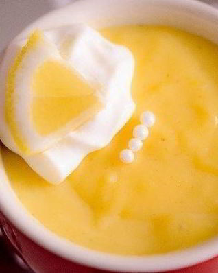 Лимонный заварной крем