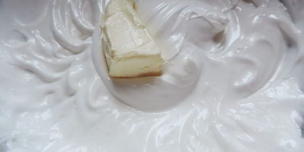 масляно-белковый крем для оформления