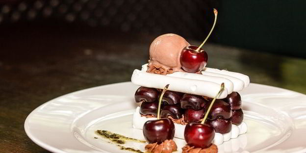 меренга с шоколадным кремом