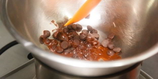 меренга с шоколадным кремом