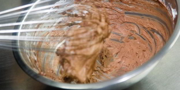 меренга с шоколадным кремом