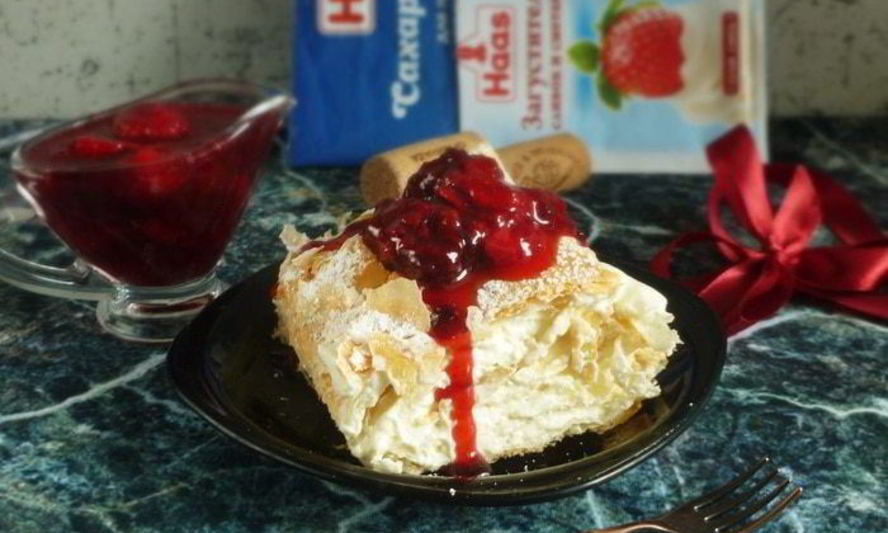 Рецепт мильфея со сливочным кремом