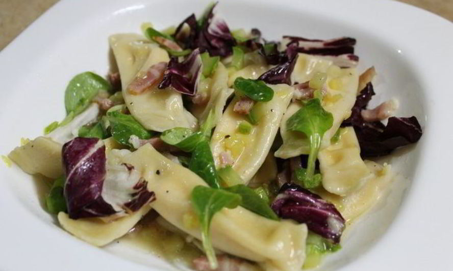 Рецепт равиолей со сливочно-сырным кремом