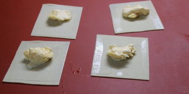 равиоли со сливочно-сырным кремом