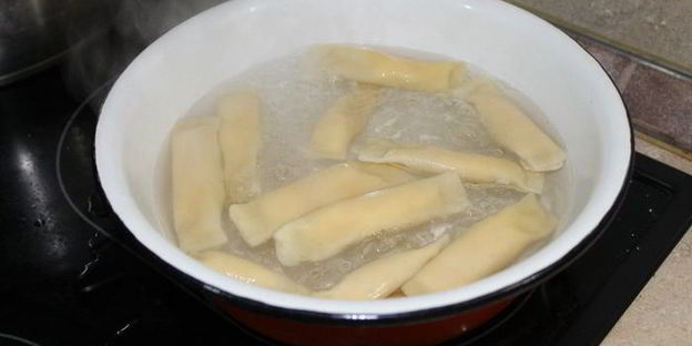 равиоли со сливочно-сырным кремом