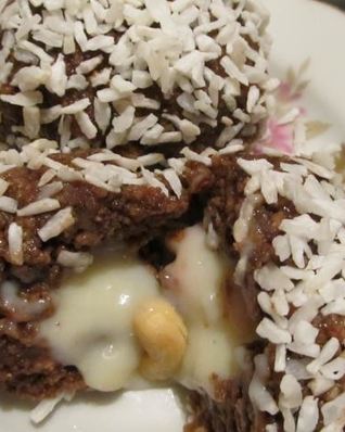 Шарики с кешью и заварным кремом Гигантелло