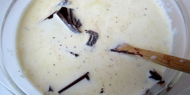 шоколадный рулет с трюфельным кремом