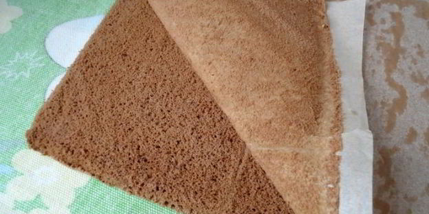 шоколадный рулет с трюфельным кремом