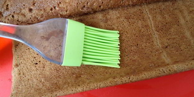 шоколадный рулет с трюфельным кремом