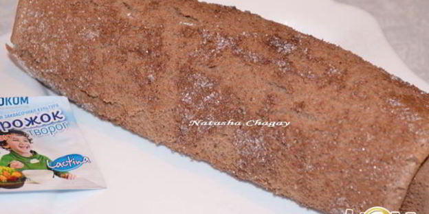шоколадный рулет с творожным кремом