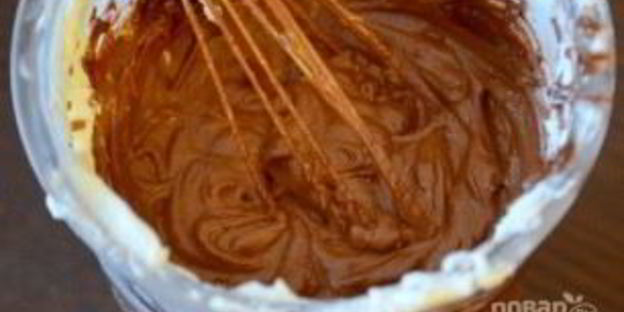 шоколадный заварной крем