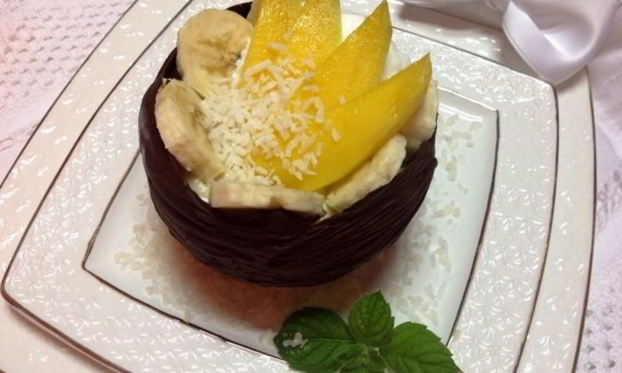 Рецепт шоколадных чашечек с ореховым кремом