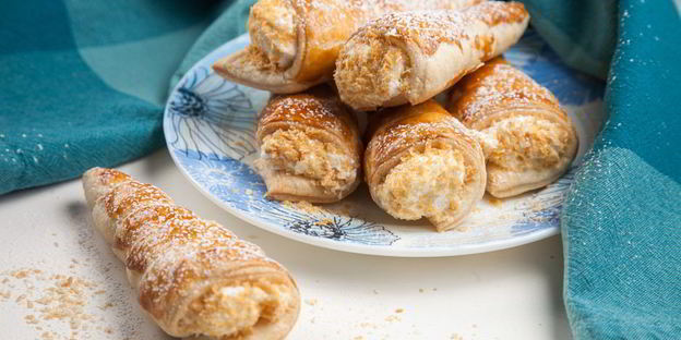 трубочки с белковым кремом