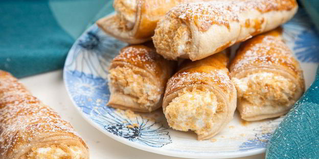 трубочки с белковым кремом