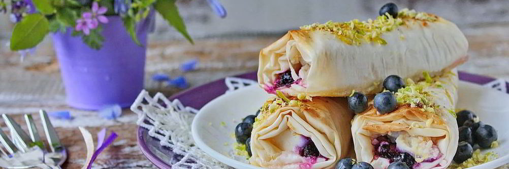 Трубочки с кремом