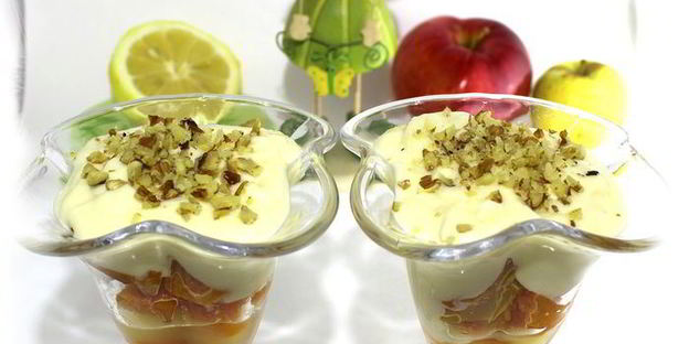 тыквенный десерт с нежным кремом