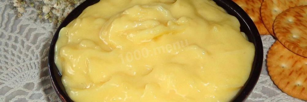 Заварной крем на желтках