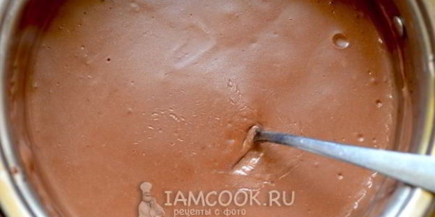 заварной крем-пудинг без яиц