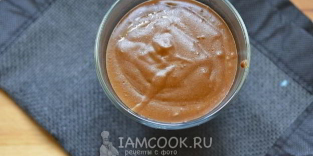 заварной крем-пудинг без яиц