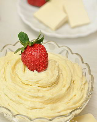 Заварной крем с белым шоколадом