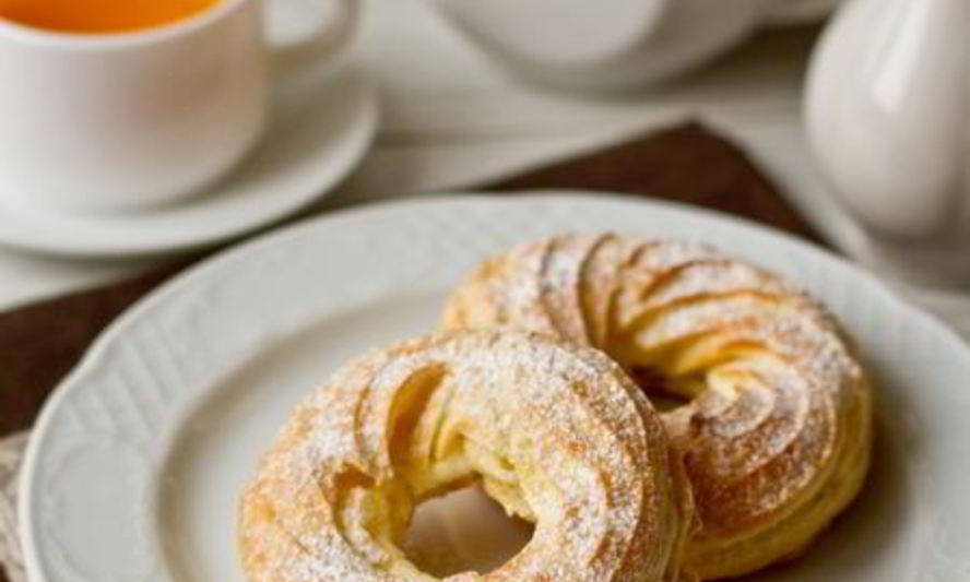 Рецепт заварных колец с апельсиновым кремом из рикотты