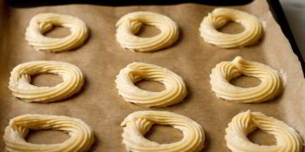 заварные кольца с апельсиновым кремом из рикотты