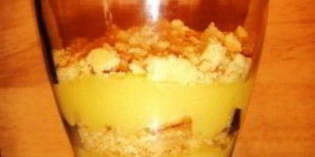 лимонный десерт