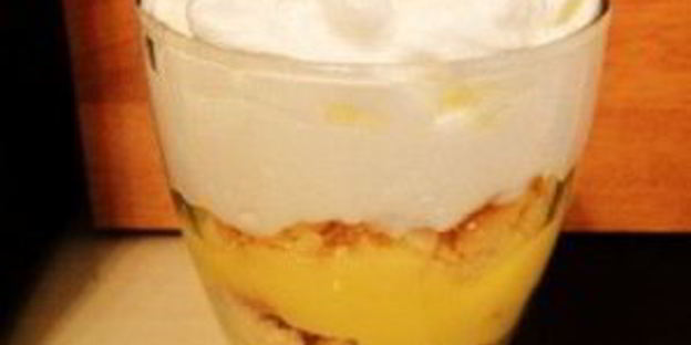 лимонный десерт