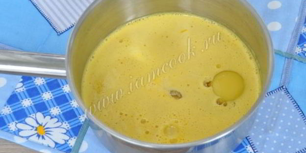 апельсиновое мороженое с мартини