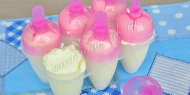 апельсиновое мороженое с мартини