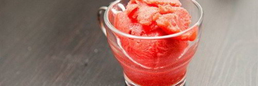 Арбузное йогуртовое мороженое