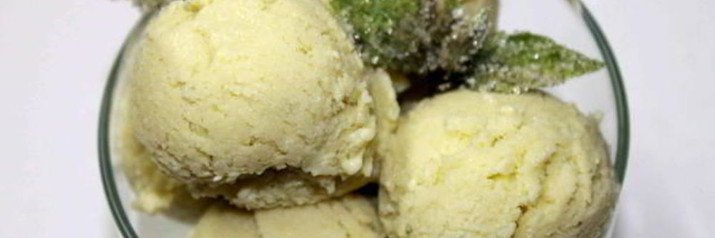 Базиликовое мороженое