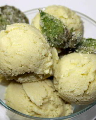 Базиликовое мороженое