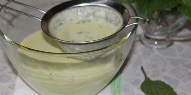 базиликовое мороженое