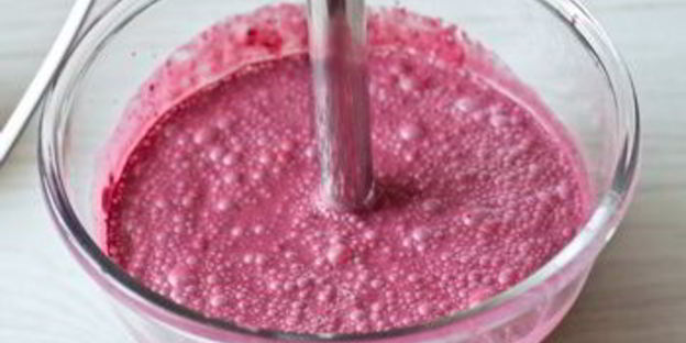 черничное мороженое на сметане