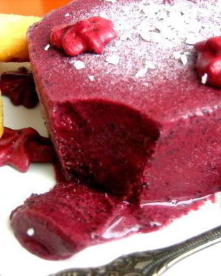 Черничное мороженое