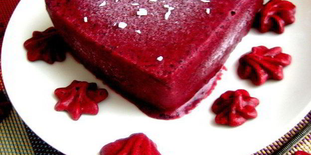 черничное мороженое