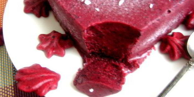 черничное мороженое