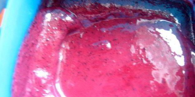 черничное мороженое