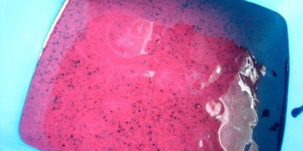 черничное мороженое