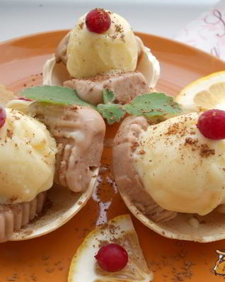 Домашнее мороженое на сливках и сметане