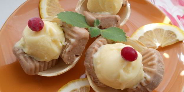 домашнее мороженое на сливках и сметане