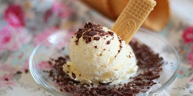 итальянское сливочное мороженое fior di latte