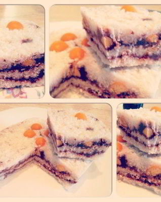 Кокосовый торт-мороженое