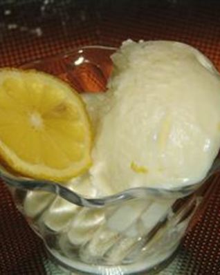 Лимонное мороженое