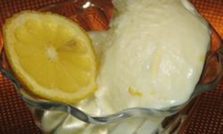 Рецепт лимонного мороженого