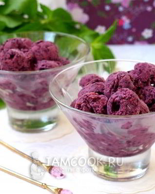 Мороженое из шелковицы