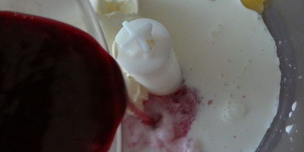 мороженое с черешней