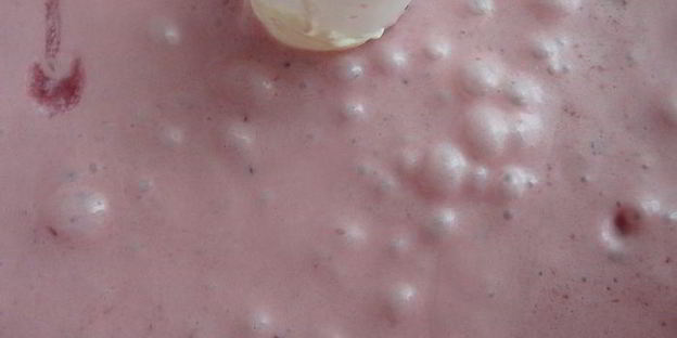 мороженое с черешней